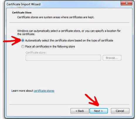 Installing Certificate .